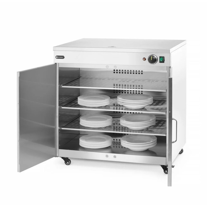 Plate Warmer Double – Adjustable Heat 30-85°C | hendi