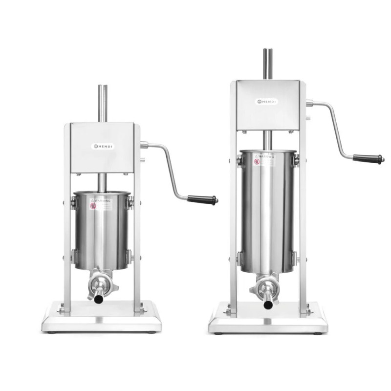 Machine à saucisse Profi Line 7L – inox robuste | hendi