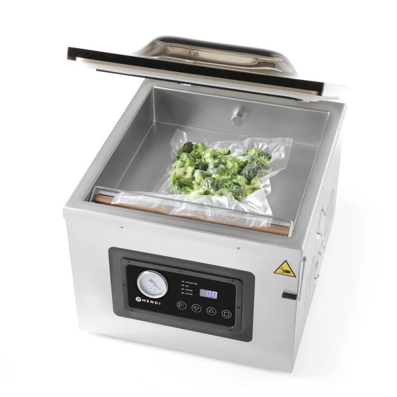 Vacuum Chamber Packaging Machine – 410mm Seal | hendi