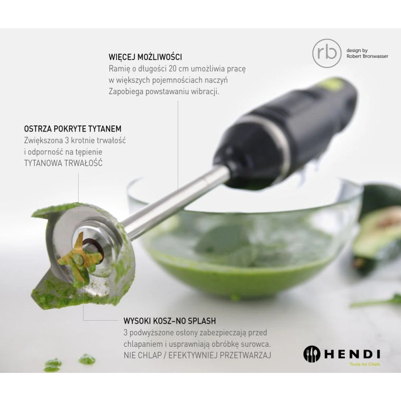 Mixeur plongeur puissant 250W – HENDI Blend 222157