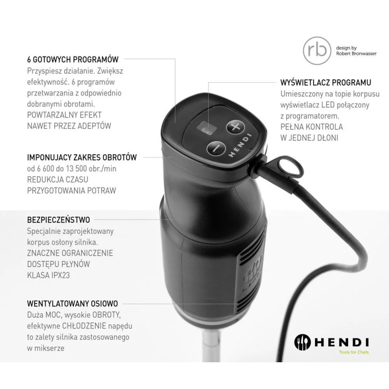 Stick Blender BLEND – 250W Power, Adjustable Speed | hendi