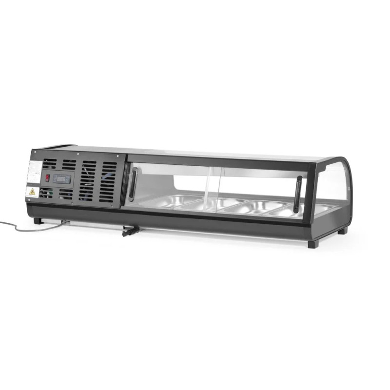 Sushi-Vitrine mit statischer Kühlung – arktic 1177x426x296 mm
