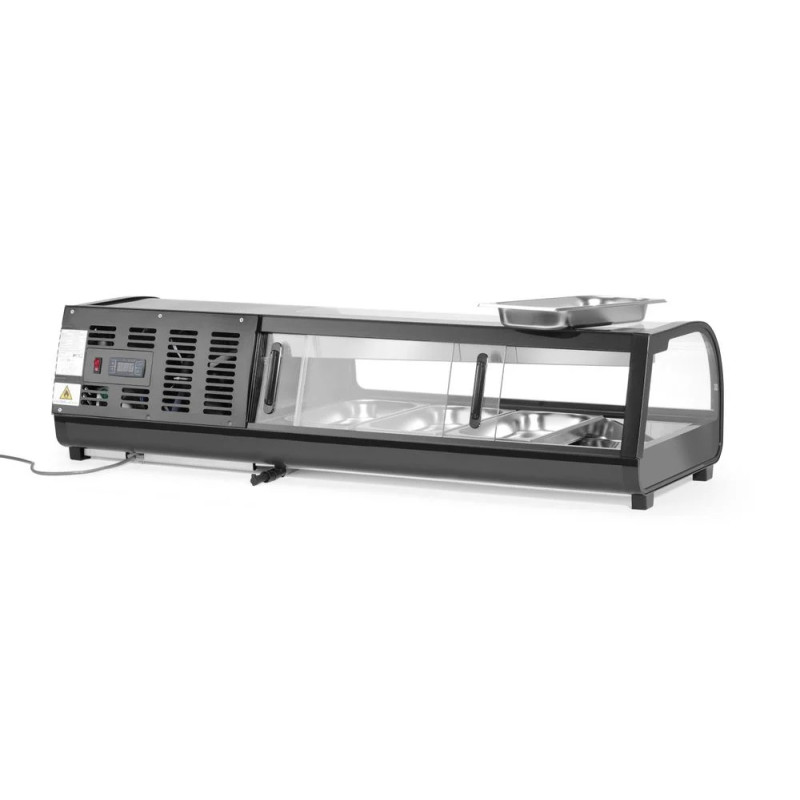 Sushi-Vitrine mit statischer Kühlung – arktic 1177x426x296 mm