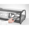 Sushi-Vitrine mit statischer Kühlung – arktic 1177x426x296 mm