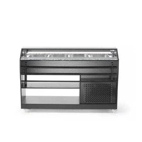Buffet-Theke gekühlt mit 4 GN-Becken – arktic 1490x765x1370 mm