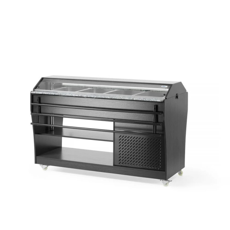 Buffet-Theke gekühlt mit 4 GN-Becken – arktic 1490x765x1370 mm