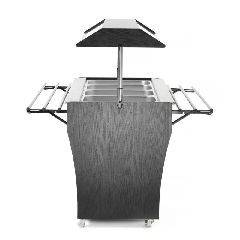 Buffet-Theke gekühlt mit 4 GN-Becken – arktic 1490x765x1370 mm