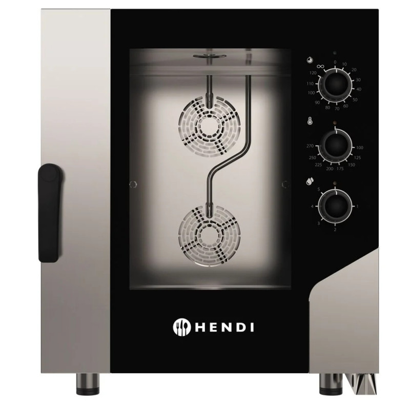 Four mixte CONTROL 7x GN1/1 – 5 niveaux vapeur | hendi