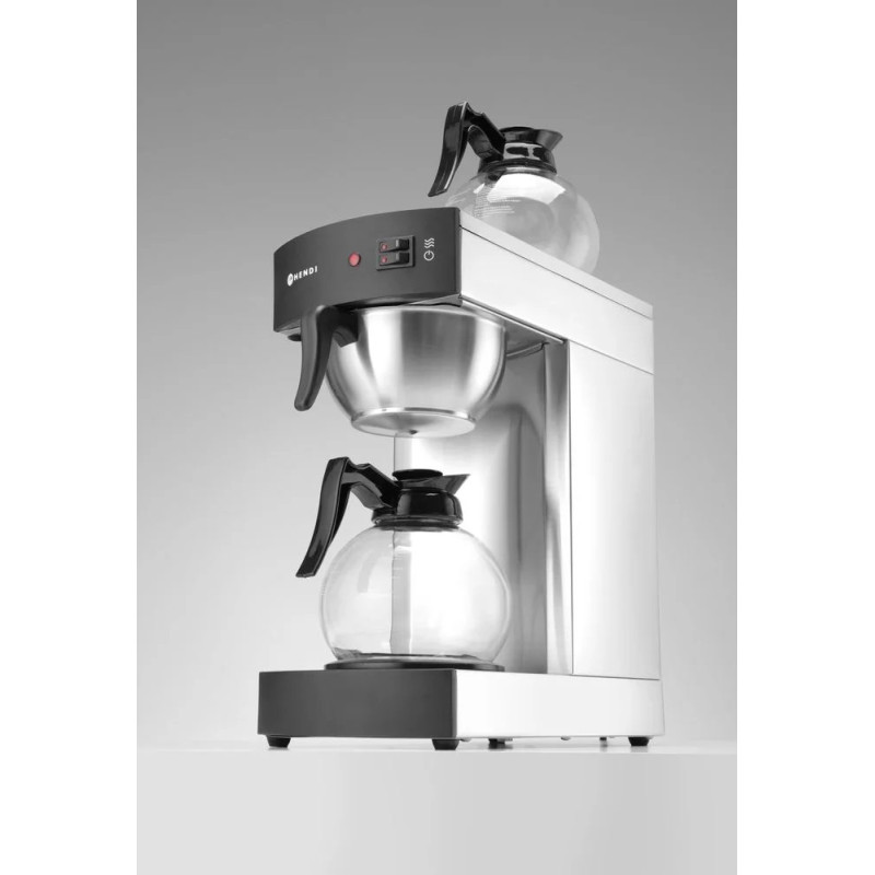 Filter Coffee Maker – 1.8L Capacity with Dual Warmers | hendi