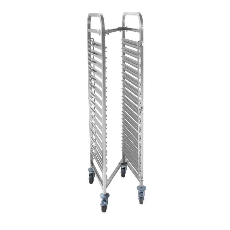 Chariot porte-plateaux emboîtable 15 x GN 1/1 – hendi