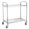 Serving Trolley – Stainless Steel, Quiet Shelves | hendi