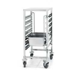 Clearing trolley 7 x GN 1/1 with brakes – hendi