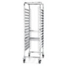 Chariot porte-plateaux 15x 600x400 – mobilité sûre | hendi