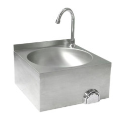 Lave-mains commande genou acier inox HENDI 810316