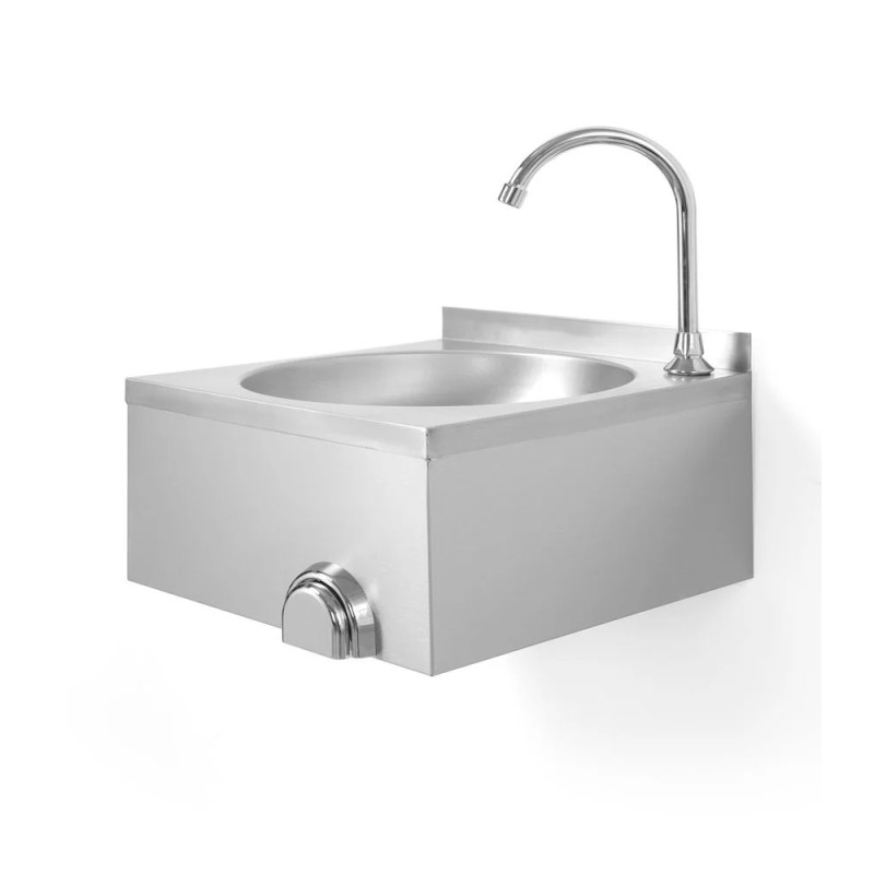 Washbasin Knee Operated – Durable Stainless Steel | hendi