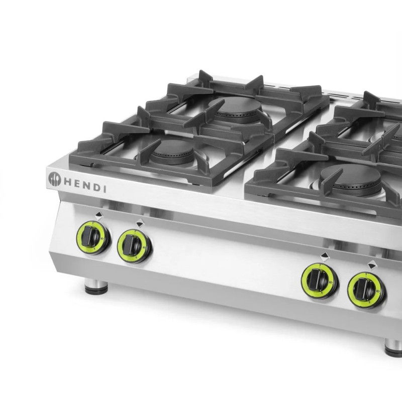 Gas Cooker 4-Burner Tabletop – 19kW Power | hendi