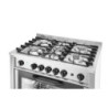 Gasherd 5 Kochfelder mit Elektroofen 640x900x910 mm | hendi