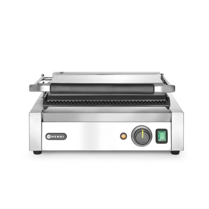 Kontaktgrill Panini – 2200W Gusseisen Grillplatten | hendi