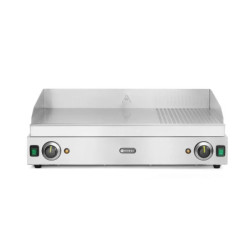 Griddle 1/3 Ribbed – Durable Hard-Chromed Surface | hendi