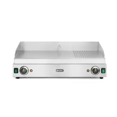 Grill rainuré 1/3 – surface combinée inox | hendi