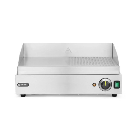 Grillplatte mit glatter & gerillter Fläche – hendi 435x550 mm