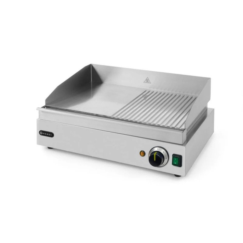 Griddle Half Ribbed – Efficient Heat & Easy Cleaning | hendi