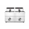 Friteuse à induction 2 x 8 L avec robinet de vidange | hendi