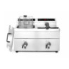 Friteuse à induction 2 x 8 L avec robinet de vidange | hendi