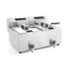 Deep Fryer 2x8L Digital Drain Tap – hendi 207376