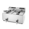 Deep Fryer 2x8L Digital Drain Tap – hendi 207376