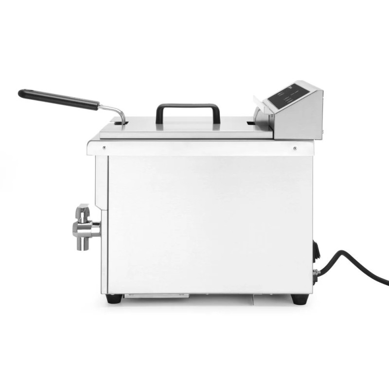 Induction Deep Fryer 8L with Drain Tap – hendi 215012