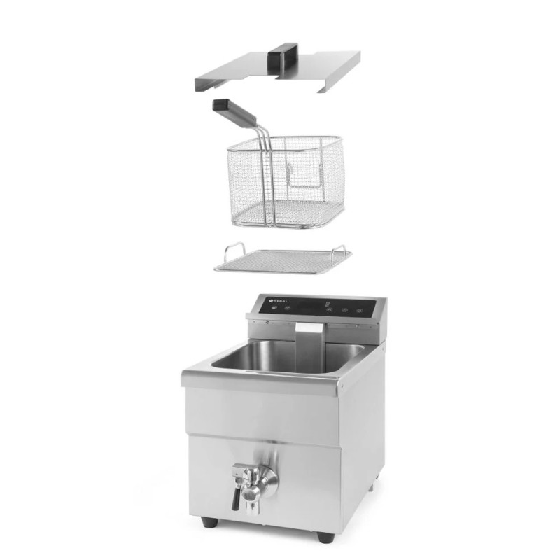 Friteuse induction 8 L avec robinet de vidange – hendi
