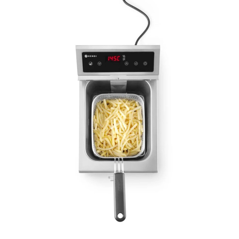 Induction Deep Fryer 8L with Drain Tap – hendi 215012