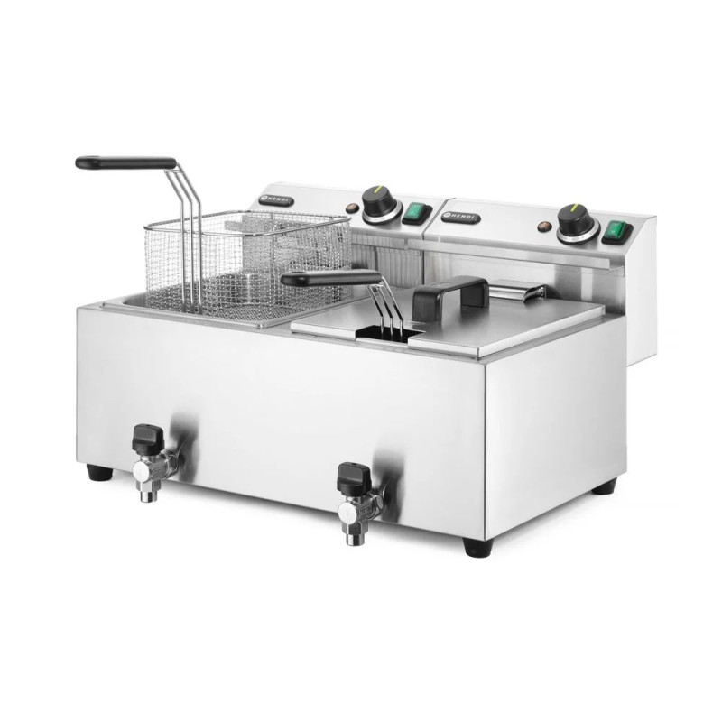 Deep fryer Profi Line 16L with drain tap | hendi
