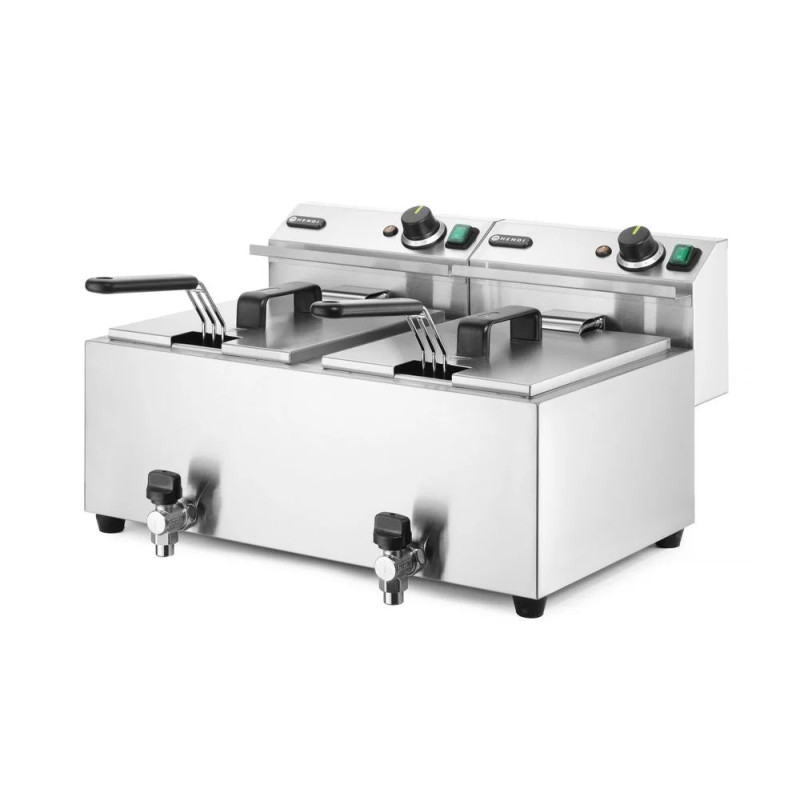 Deep fryer Profi Line 16L with drain tap | hendi