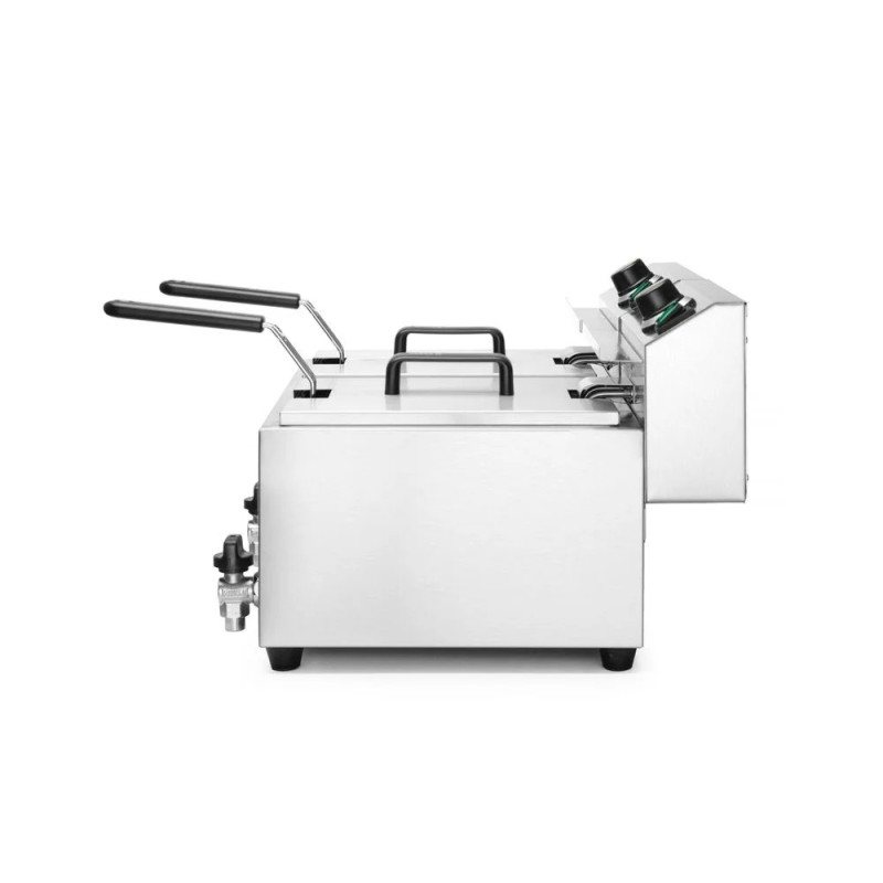 Deep fryer Profi Line 16L with drain tap | hendi