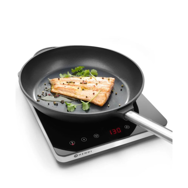 Plaque de cuisson induction 2000 W – inox compact | hendi