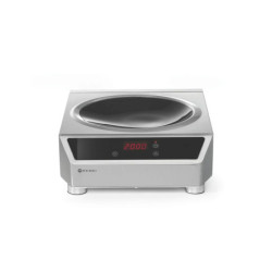 Wok à induction 3500 W acier inoxydable – hendi