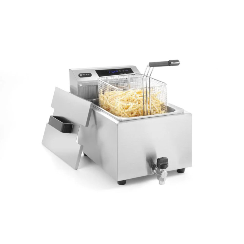 Friteuse Profi Line 8L avec robinet numérique – hendi