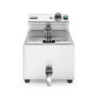 Friteuse Profi Line 8 l avec robinet de vidange | hendi