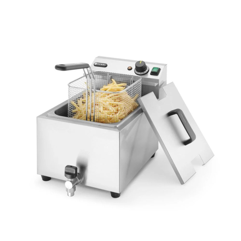 Deep fryer Profi Line 8L with drain tap | hendi