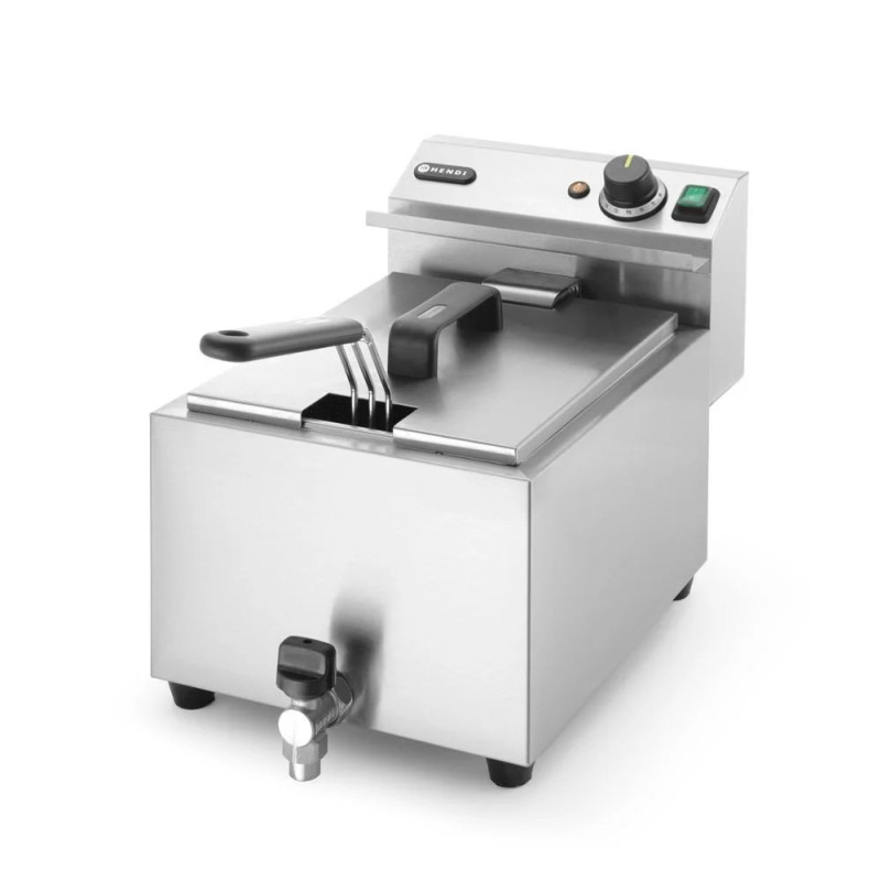 Deep fryer Profi Line 8L with drain tap | hendi