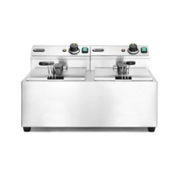 Fritteuse Profi Line 2×8 l – 7000 W Leistung | hendi