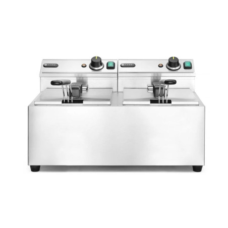 Fritteuse Profi Line 2×8 l – 7000 W Leistung | hendi