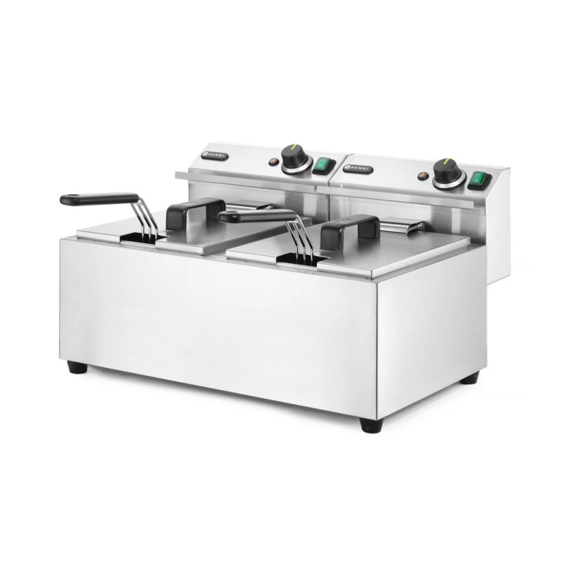 Fritteuse Profi Line 2×8 l – 7000 W Leistung | hendi