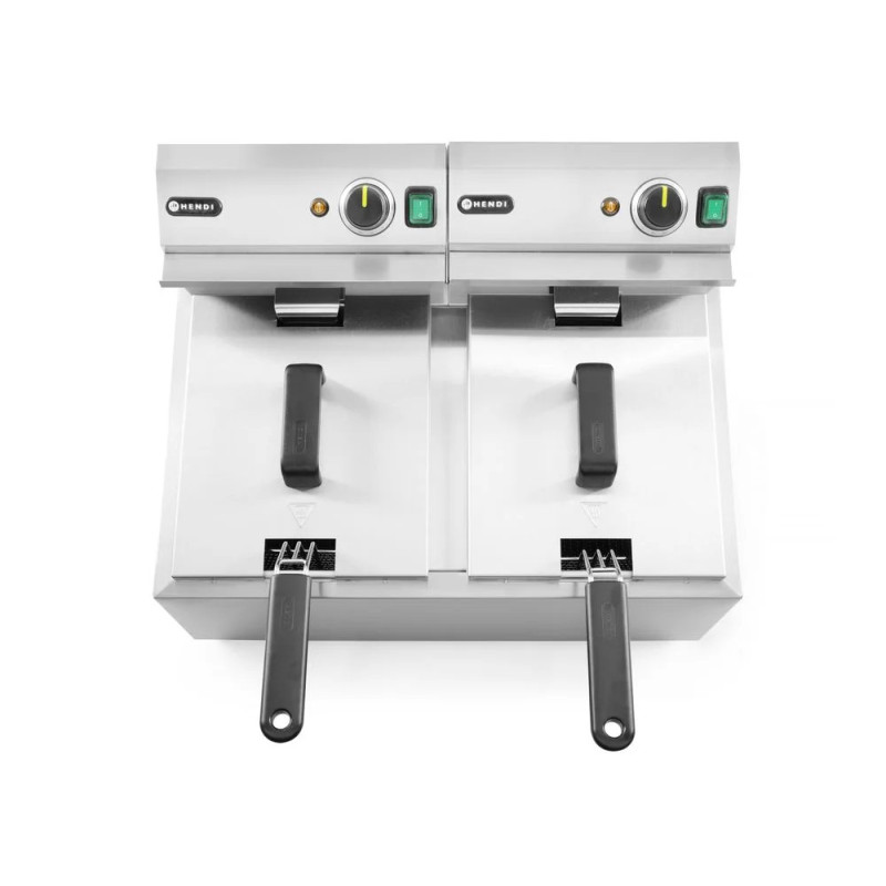 Fritteuse Profi Line 2×8 l – 7000 W Leistung | hendi