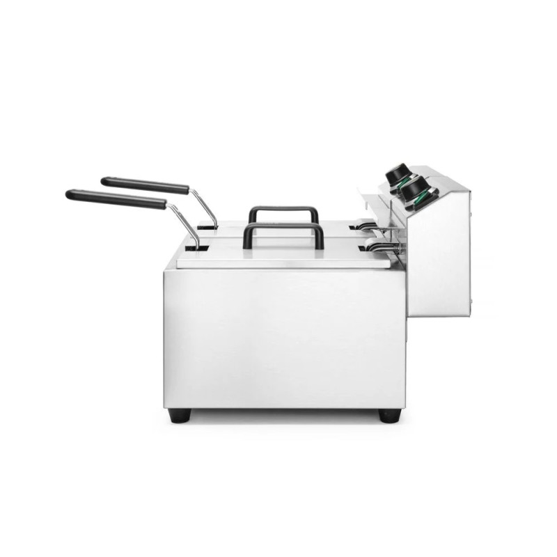 Friteuse Profi Line 2x8 L – Haute capacité | hendi
