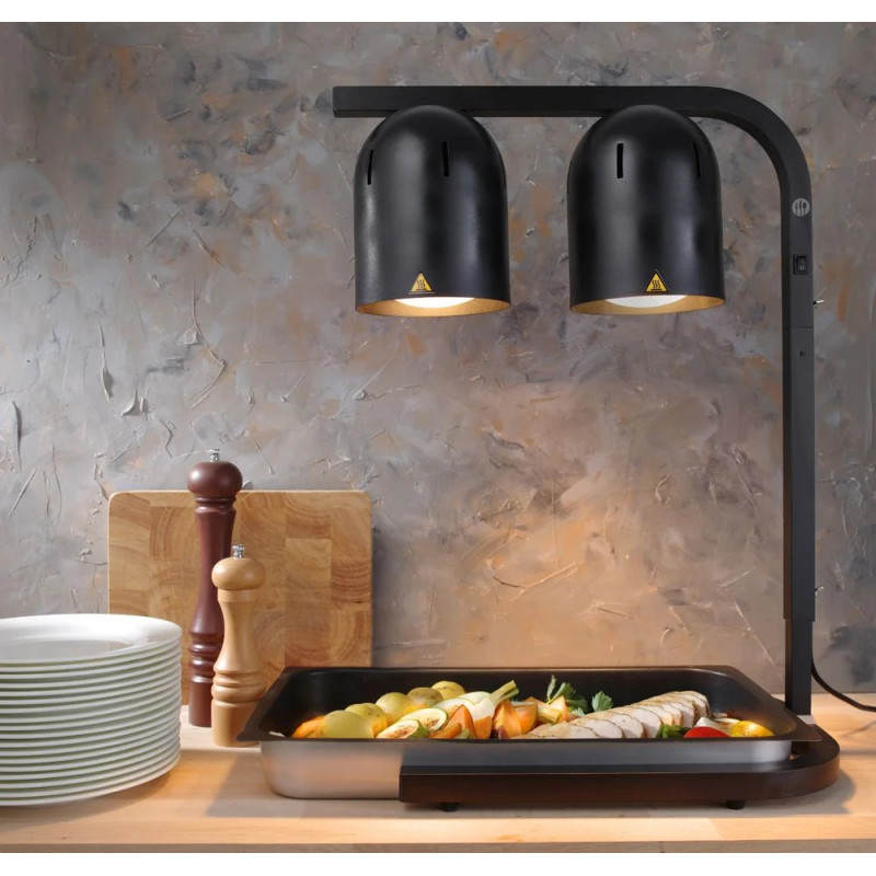 2 Lamp Infrared Food Warmer Bridge – Adjustable Height | hendi