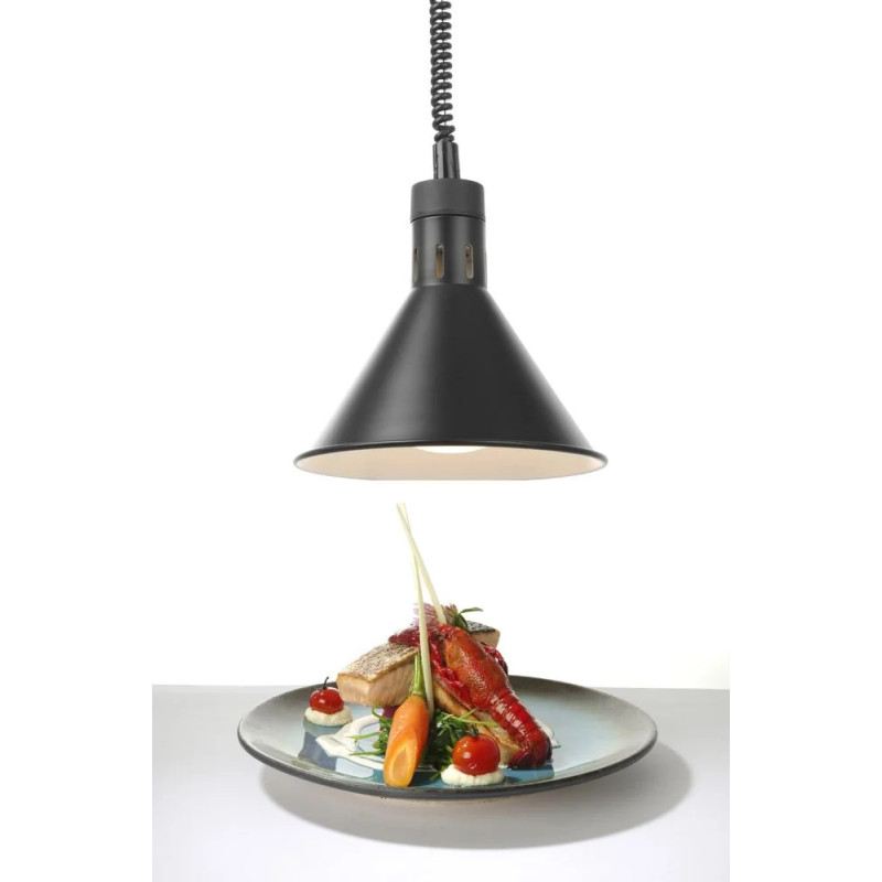 Rise and Fall Heat Lamp Conical – Adjustable Heat | hendi