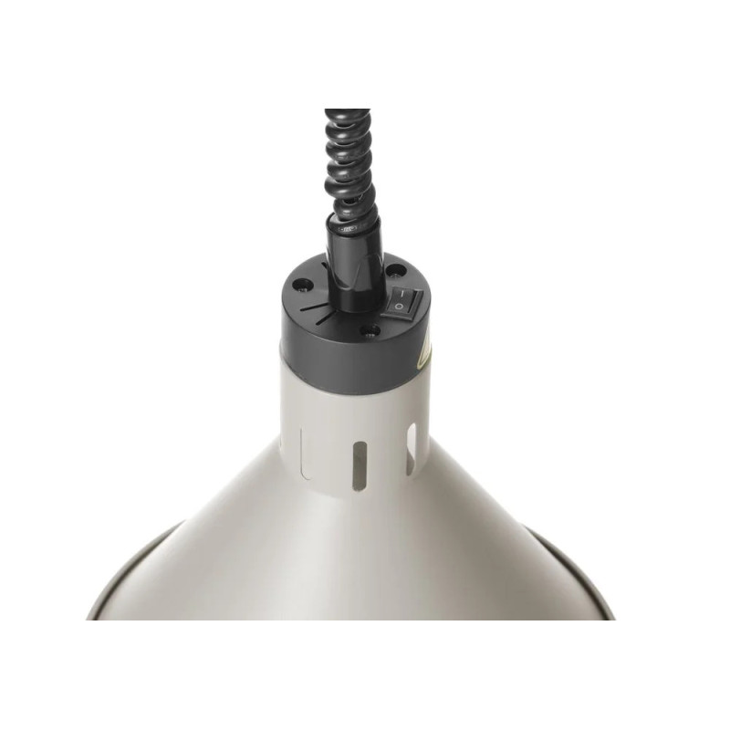 Rise and Fall Heat Lamp Conical – Adjustable Heat | hendi